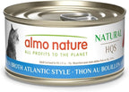 almo nature HQS Natural Wet Cat Food Tuna in Broth Atlantic Style, Grain-Free, 2.47 oz (Pack of 24)