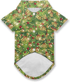 Colorful Lights Dog Clothes for Medium Dogs Christmas Boy Girl Dog Shirt Soft Puppy Outfit Adorable Pet T-Shirts Puppy Summer Hawaiian Beach Polo Shirts Clothes Kitten Xmas Clothing