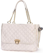 Fashion Pet Carrier Dogs Cat Small Animals Purse Bag, Leather Pet Carriers Dog Puppy Kitten Tote Travel Handbag TSA Airline-Approved