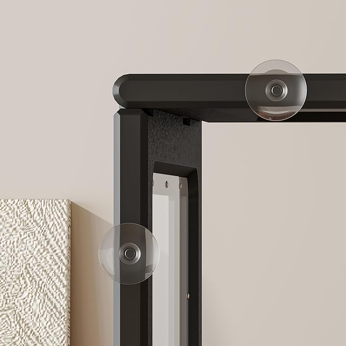 Clear Acrylic Dog Playpen with Door, Puppy Playpen for Indoor Use with Heavy Duty Door Lock, Easy Assemble Pet Pen Fence for Small Dogs and Puppies (Black, 24 in-H, 10 Panel)