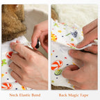 ANWA Cat Recovery Suit - Breathable Cat Onesie for Cats After Surgery Female, Kitten Surgery Recovery Suit Female Abdominal Wounds