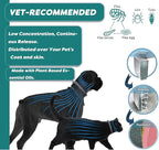 Flea and Tick Collar for Dogs and Cats - Safe and Natural Prevention and Control of Pests on Puppies and Kittens - Waterproof - Free Comb - 2-Pack (13.8 in & 27.5 in)