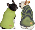 KYEESE 2Pack Dog Sweater Stretchy Dogs Clothes Dog Sweaters for Small Dogs Male Soft Dachshund Clothes Warm Pet Coats Turtleneck Small Pet Sweaters Pullover Pets Sweatshirt