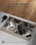 Pumpless Cat Water Fountain, Cordless Cat Fountain Battery Operated, 3.5L/119oz Pet Water Fountain with Stainless Steel Tray, Motion Sensor Cat & Dog Water Bowl Dispenser - with 3 Sets Filter