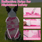 Dog Cooling Vest – Lightweight Pet Cooling Shirt 3D Breathable Mesh, Reflective Strips & UV Protection for Walking, Hiking, Park – Adjustable Fit Dog Cooler Jacket with D-Ring U-DCV01XL
