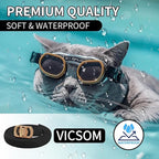 VICSOM 4 Pack Flea and Tick Collar for Cats, 32 Months Treatment, Waterproof Adjustable Kitten Flea Collar, Flea Prevention, Black