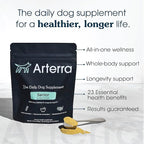 Senior Dog Powder Supplement & Food Topper – 63 Ingredients for Joint, Gut, Immune & Brain Health – Daily Longevity Multivitamin with Glucosamine, Probiotics, and Fish Oil | 60 Scoops