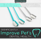 H&H Pets Dog Toothbrush Dual Headed Design Dental Toothbrushes for Small & Large Dogs, 4 or 8 Counts Pack