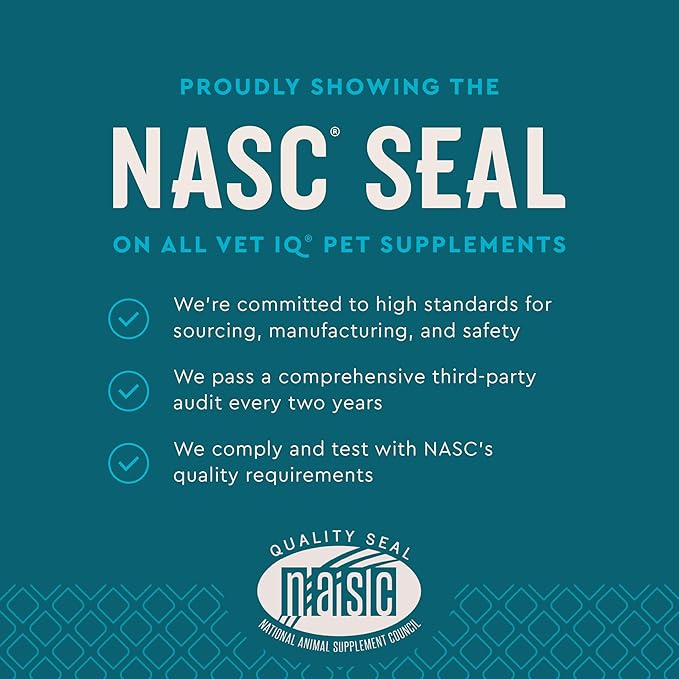 VetIQ 8-in-One Multifunctional Supplement for Dogs, Supports Hip & Joint, Urinary Tract, Immune System, Skin Health and Heart Health, Soft Chews, Made in The USA, 60 Count (Pack of 2)