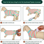 Kuoser Recovery Suit for Dogs Cats After Surgery, Professional Pet Recovery Shirt Dog Abdominal Wounds Bandages, Substitute E-Collar & Cone,Prevent Licking Dog Onesies Pet Surgery Recovery Suit