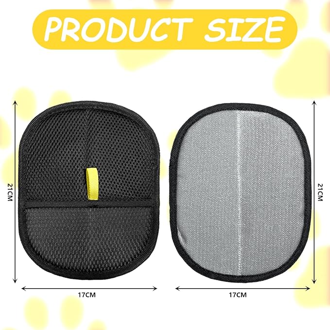 3 Pcs Pet Hair Removal Glove,Electrostatic Gloves Pet Hair,the Magic Brush Pet Hair Remover,Reusable,Washable Electrostatic Gloves Pet Hair for Couch,Furniture,Carpet,Car Seat