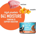 Tiki Cat Aloha Friends, Tuna & Pumpkin, Grain-Free & High Moisture, Wet Cat Food for All Life Stages 5.5 oz. Cans (Pack of 8)
