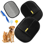Pet Hair Removal Gloves for Cats & Dogs, Reusable Electrostatic Grooming Tool for Furniture, Carpet, Car Seat