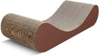Bone Cat Scratcher Cardboard Lounge Bed, Cat Scratching Post, Durable Board Pads Prevents Furniture Damage