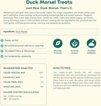 Little Hunter Freeze Dried Dog Treats - Duck Morsel - Raw Single Ingredient Duck Morsel Dog Treats for Snacks, Training, Dog Food Toppers - All Natural, Healthy Dog & Puppy Treats, 2 oz