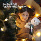 Waterproof Airtag Cat Collar, Breakaway Cat Airtag Collar with Luminous & Reflective Pattern Strap, Lightweight Kitten Collars for Apple Air tag, Hidden Holder for GPS Tracker - Cats, Kittens (9-13")