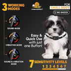 2025 Upgraded Intelligent Dog Bark Collar for Small and Medium Dogs - Beep, Vibration and 7 Sensitivity Levels Adjustment - No Shock Collar, Humane Training