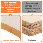 Extra-Larger Sisal Cat Scratcher Bed, Durable Cat Scratching Post with Hammock for Indoor Cats Lounger & Sleep & Scratch, Natural Sisal Cat Scratch Pad, Sturdy Solid Wood Frame (Upgraded Extra-Larger)