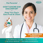 Otodine Dog Ear Cleaner Solution - Veterinary Formula for Itchy Ears, Head Shaking & Scratching - Tris-EDTA Flush for Wax, Debris & Odor - Gentle & Safe for Cats & Puppies - 100ml