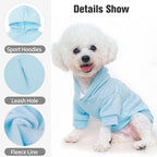 BINGPET Dog Hoodies - Fleece Lined Fall Dog Puppy Sweatshirt Soft Warm Sweater Winter Hooded Clothes for Small Medium Large Dogs & Cats