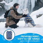 Pet Sweaters for Dogs Boys and Girls, Dynamic Letter Patterned Dog Sweater,Dog Cardigan,Pet Clothes,Pet Knitted Clothing,Fit for Different Seasons and Kinds of Dogs (Blue XS)