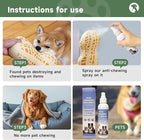 Dog Training Spray (5.92 fl oz) – Discourages Chewing, Barking & Peeing – Indoor & Outdoor Behavior Corrector for Dogs and Cats – Gentle for Dog