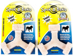 Bullibone Nylon Dog Chew Toy Spin-a-Bone - Interactive Dog Toy, Triggers Natural Instincts, and Improves Oral Health