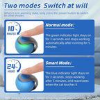 2PCS Interactive Cat Toy for Indoor Cats, Automatic Moving Cat Toy Ball, USB Rechargeable Smart Cat Toys Ball with Replacement Tail, 2 Speed Adjustment