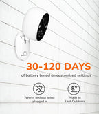 Sensforge 2.5K Indoor Outdoor Battery Camera with Smart AI Detection, Spotlight & Color Night Vision, Magnetic Mount, Dual-Band WiFi (2.4/5GHz), 32GB SD Card, Waterproof, No Monthly Fees