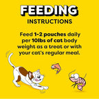Temptations Creamy Puree Mix-Ups Squeezable Lickable Wet Cat Treats, Seafood Medley Flavor, 0.42 oz. Tubes, 16 Count
