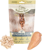 Superfood Bite, Freeze-Dried Raw Dog Treats - Protein Rich, Train & Reward, Traceable Single Ingredient by Katherine Heigl (Chicken Breast)