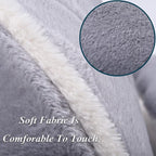 Cat Bed for Indoor Cats - Cat Cave Bed Cat House Cat Tent with Removable Washable Cushioned Pillow, Soft and Self Warming Kitten beds, Pet Bed（Large Grey）