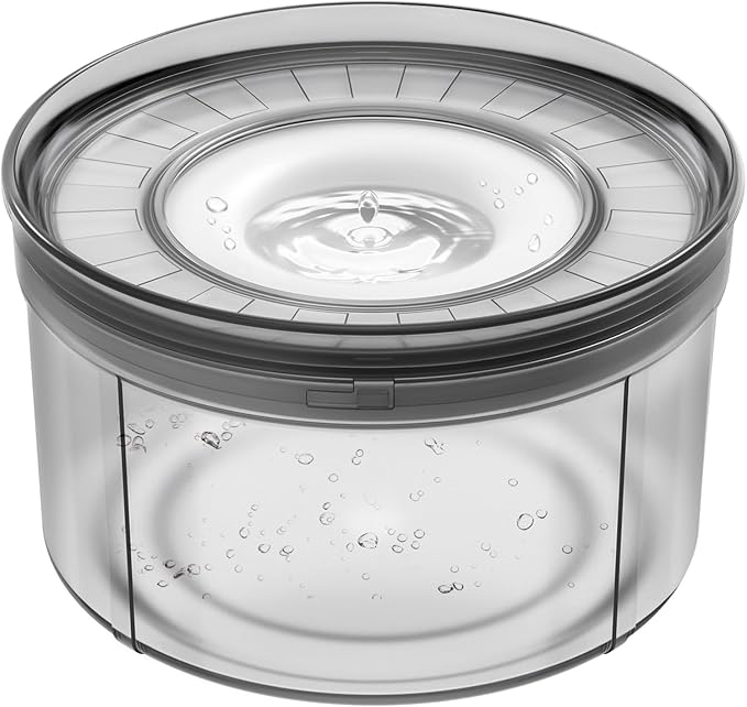 1Gallon No Spill Dog Water Bowl-3.8L Large Capacity, BPA-Free, Anti-Splash & Anti-Digging Design with Non-Slip Base, for Messy Drinkers