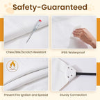 Bearhug Large Dog Heating Pad, Pet Heating Pad 35"×24"[Two Replaceable Cover] Adjustable Temperature Heated Cat Bed with Steel-Wrapped Cord, Waterproof and Chew-Resistant for Whelping Box for Dogs