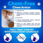 Flea Treatment for Cats - Natural Flea and Tick Prevention Supplement for Cats, Kittens - Chewable Daily Oral Pills with Vitamins - 135 Soft Chews - Dental Treats, Digestive Health, Immune Support