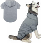 BINGPET Dog Hoodies - Fleece Lined Fall Dog Puppy Sweatshirt Soft Warm Sweater Winter Hooded Clothes for Small Medium Large Dogs & Cats