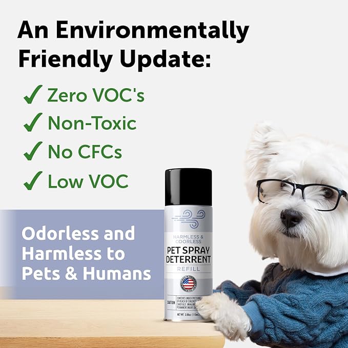 Berkland [3 Pack] Refill for PetSafe SSSCat Motion Sensor Device – Gentle Pet Training Aid for Home Boundaries – Non-VOC, Family-Safe Spray – Made in The USA