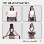 Dog Sling Carrier for Small Dogs - Anti-Anxiety Cat Sling, Puppy Pouch - Pet Sling in Gray Black Blue Green Pink Yellow (Pink, Standard)