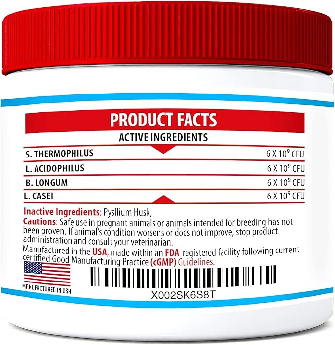 Azovast Plus Kidney Health Supplement for Dogs & Cats, Oral Powder (6 Oz) - (120 Doses/Jar) NO Refrigeration Required - Help Support Kidney Function & Manage Renal Toxins (Made in U.S.A) (6 Oz)