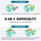 Dog Puzzle Toy,3 in 1 Food Dispenser Slow Feeder Treat Puzzles Bowl