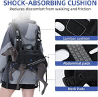 Dog Backpack Carrier for Small Dogs,Dog Lift Harness,Adjustable Padded Breathable Straps, Disabled, Joint Injuries, Arthritis, Loss of Stability,S(4.5-7.5LBS)
