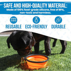 Travel Bag for Dogs and Cats - Dog Bag for Traveling Essentials & Travel Set - Pet Travel Bag with Dog Bowls and Water Bottle - Walking and Travel Accessories