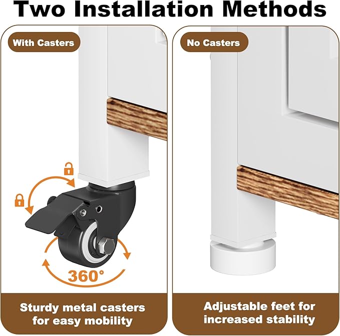 EasyCom 41"/33"/27" L Heavy Duty Dog Crate Furniture with Name Tag, Dog Kennel Indoor for Medium Dogs, Double-Doors Sturdy Metal Dog Cage for Anxiety Dog, Decorate House as TV Stand, End Table
