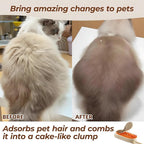 4-in-1 Multi-Functional Pet Hair Removal Tool with Shedding, Cleaning, Massage & Combing Features- Steam Deshedding Brush, Dog Brush for Shedding and Cat Brushes for Indoor Cats -Orange