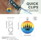 Personalized Dog Tags - Custom QR Code Pet ID Tags - Free Online Scan for Instant Pet Location Alert Email