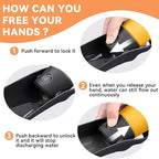 27 OZ Dog Water Bottle Portable Stainless Steel Convenient Pet Water Dispenser, Leak Proof Puppy Travel Water Bowl for Dog Outdoor Walking, Hiking, Perfect Size for All Dog Breeds, Yellow