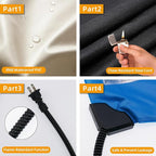 Pet Heating Pad, 6 Adjustable Temperature Heated Dog Cat Bed with Timer,Indoor Warming Heated Mat Pad with Chew Resistant Cord,15.7 x 27.6 Inches