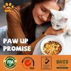 PAWUP Freeze Dried Quail Egg Yolk Pet Treats, Freeze-Dried Pet Food for Dogs, Cats, Pure Fresh Ingredient, 4.2 oz, Rawhide Free, Gluten&Grain Free