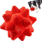 LiuMelinda Dog Chew Toys for Aggressive-Chewers - Indestructible Dog Toy for Aggressive Chewer，Tough Chew Toys for Dogs （Rubber Stacked Star Ball）