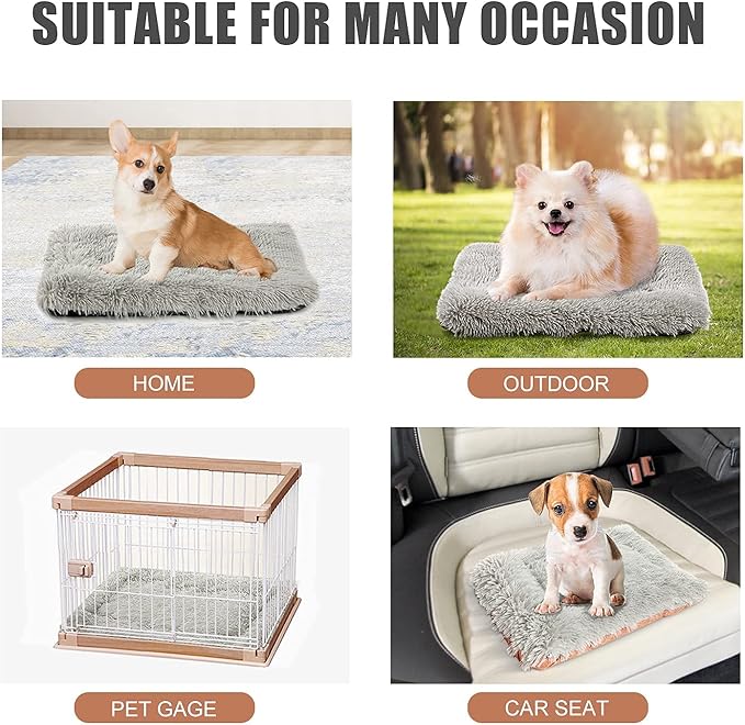 Heated Cat Bed Self Warming - Cat Bed Small Cat Bed Self Heating Small Cat Dog Bed, Extra Warm Thermal Pet Pad for Indoor Outdoor Pets, Calming Dog Crate Bed Pet Mat, 24x20inch